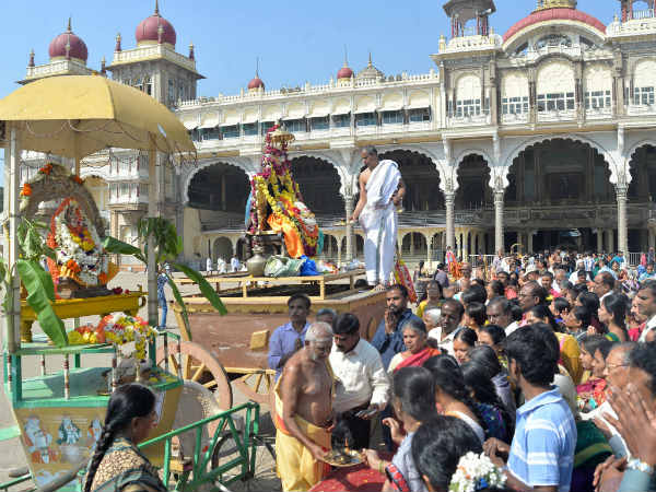 rathasaptami : On the premises of the palace of the gods were worshiped rathasaptami : On the premises of the palace of the gods were worshiped