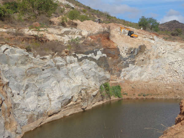 Illegal mining in Bandipur forest area