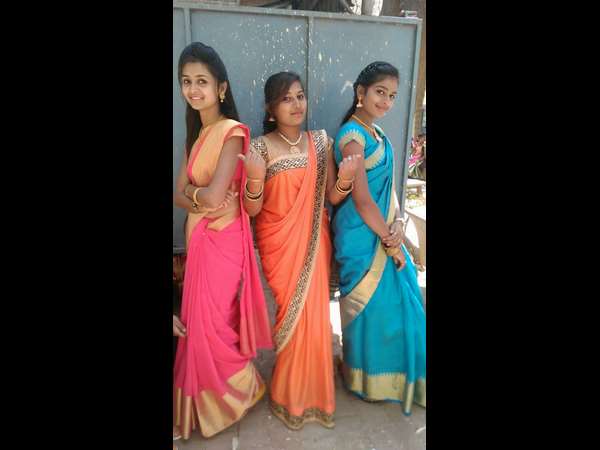 Saree day in Mysuru Maharani girls college