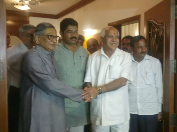 ಎಸ್.ಎಂ.ಕೆ ಭೇಟಿ ಬಳಿಕ ಬಿ.ಎಸ್.ವೈ