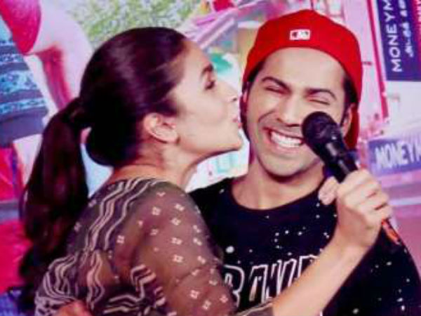 ಧವನ್ ಗೆ ಆಲಿಯಾ ಸಿಹಿ ಮುತ್ತು 