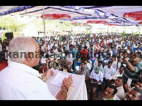 I have come here to celebrate not for campaign: BSY