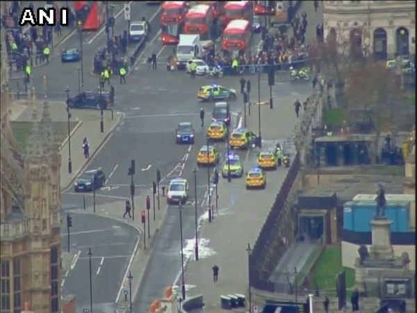 Shootout near Britain Parliament 