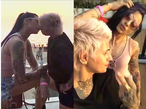 Bigg Boss contestants Bani J and Sapna Bhavnani kissing picture went viral Bigg Boss contestants Bani J and Sapna Bhavnani kissing picture went viral