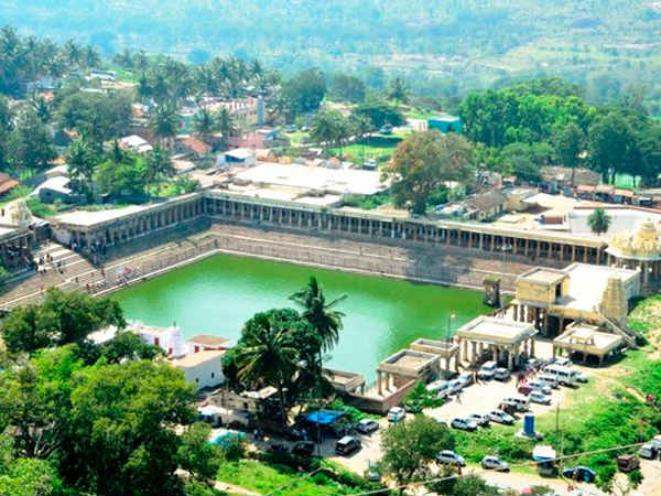  ಕಲ್ಯಾಣಿಗೆ ಪ್ರದಕ್ಷಿಣೆ ಹಾಕುವ ಗರುಡ