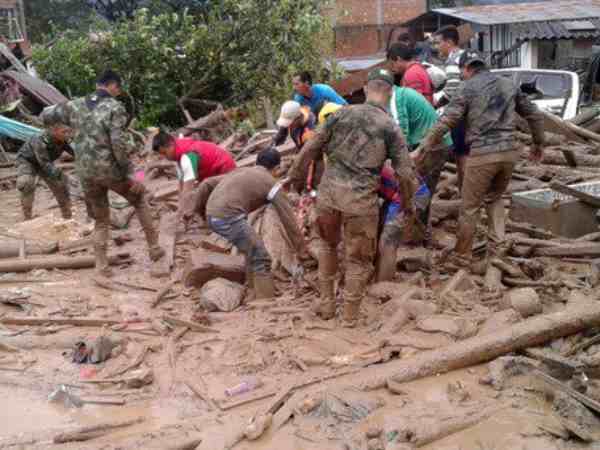 Landslides in Colombia kill at least 200