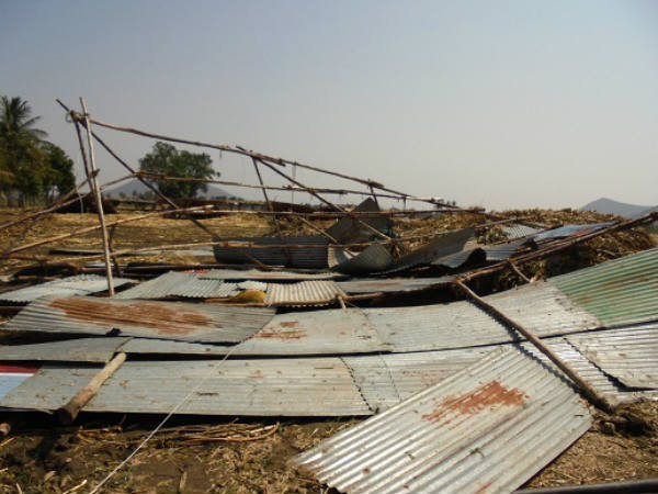 Hanur lake filled with water by one day rain