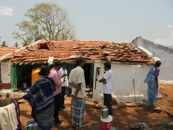 Hanur lake filled with water by one day rain