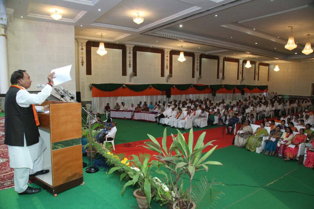 ಕೊನೆಗೂ ಈಶ್ವರಪ್ಪರಿಂದ ಭಾಷಣ