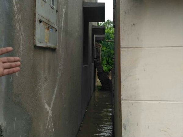 Mysuru district hedatale village inundated for heavy rainfall 