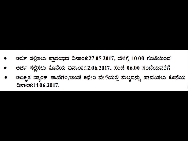 ಪ್ರಮುಖ ದಿನಾಂಕಗಳು 