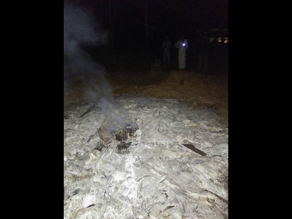 Exhuming deceased body and cremated once again in Maddur 