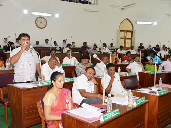Protest in Mysuru City Corporation