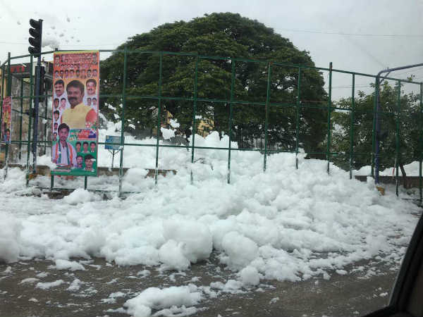 CM Siddaramaiah reacts lightly about varthur lake issue CM Siddaramaiah reacts lightly about varthur lake issue