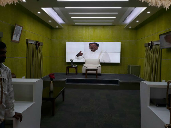 ‘Varuna’ a studio was inaugurated by CM Siddaramaih at his home office ‘Krishna’. 