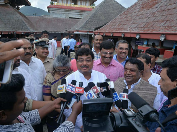 ಕಾವೇರಿ ಜಲನಿಗಮದ ಅಧಿಕಾರಿಗಳಿಂದ ಪೂಜೆ 