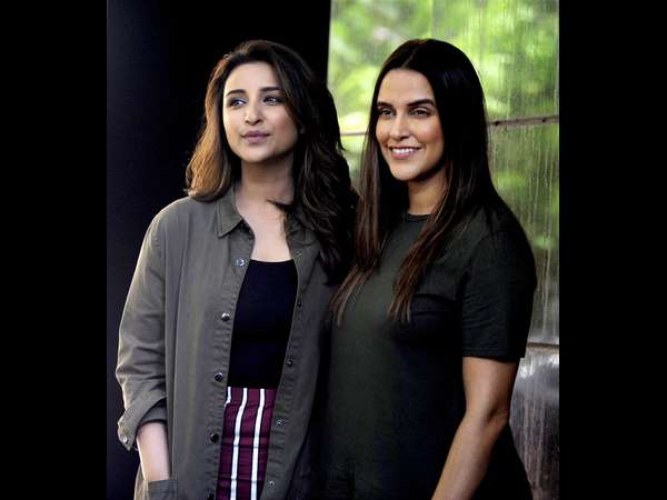 ಚಿತ್ರೀಕರಣದಲ್ಲಿ ನೇಹಾ-ಪರಿಣಿತಿ ಚಿತ್ರೀಕರಣದಲ್ಲಿ ನೇಹಾ-ಪರಿಣಿತಿ