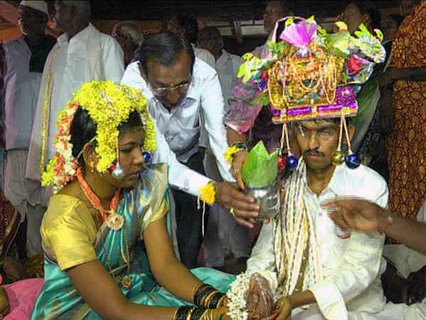 Ranebennur Woman married to a blind man 