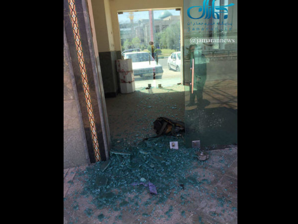 Gun man opened fire inside the parliament building of Iran