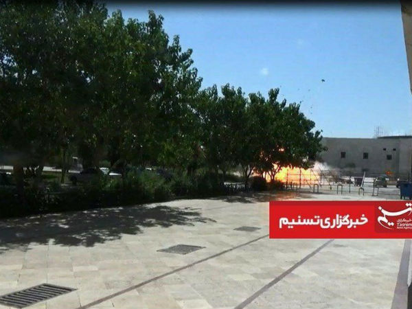 Gun man opened fire inside the parliament building of Iran