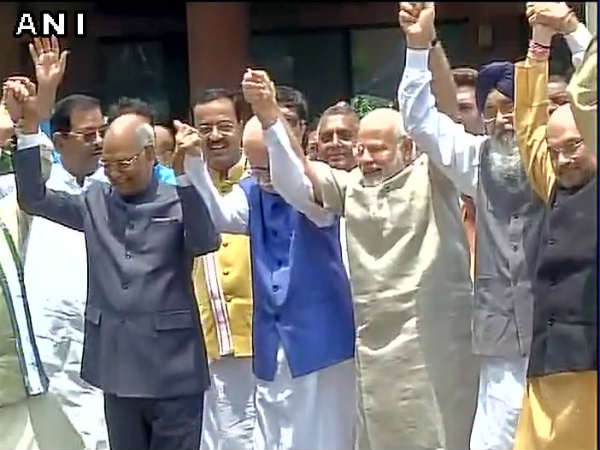 Next President of India: Kovind filed nomination in presence of Modi