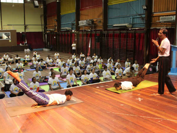 Yoga in Singapore, the Indian connection