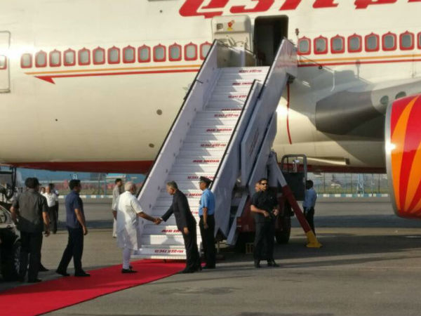 PM Modi leaves for three-nation tour PM Modi leaves for three-nation tour