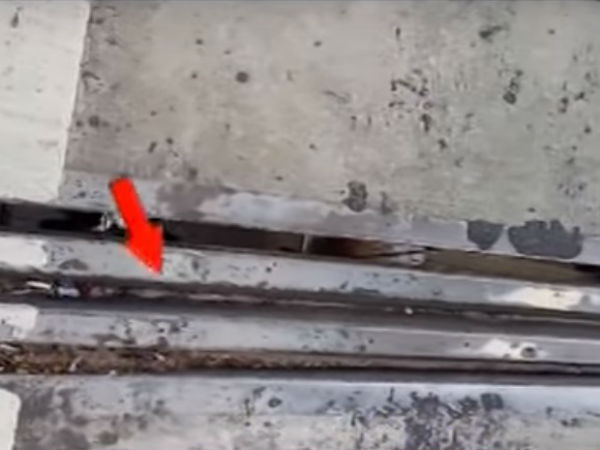 Huge gap between pillars joint in flyover near Konnappana agrahara