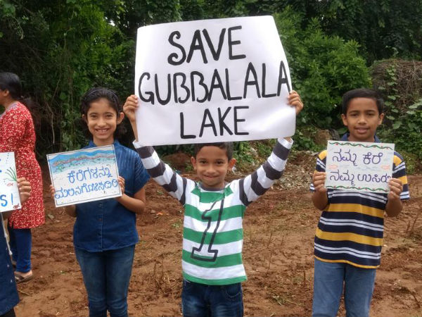 MP Rajeev Chandrasekhar with United Bengaluru in save lake campaign