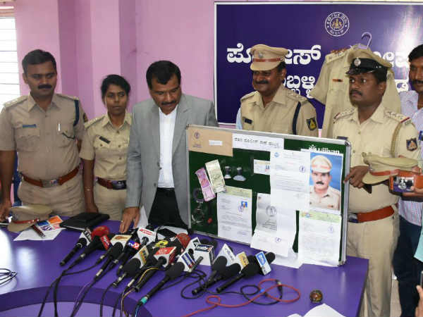 Hubballi-Dharwad Police arrest fake officer of customs and excise