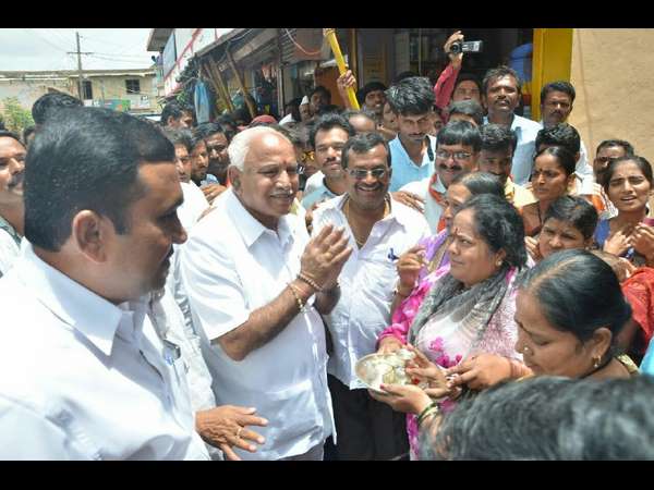 Former CM of Karnataka BS Yeddyurappa speaks in Bagalakot Former CM of Karnataka BS Yeddyurappa speaks in Bagalakot