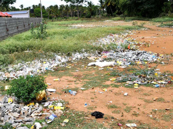 Paddy fields turning liquor drinking adda in Chamarajanagar