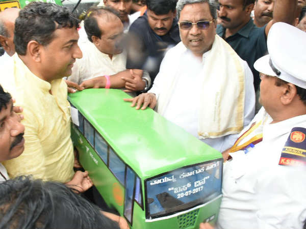 CM Siddaramaiah has inaugurated ‘Bus Day’ in Hubballi on July 20