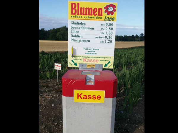 Unique flower gardens in Germany