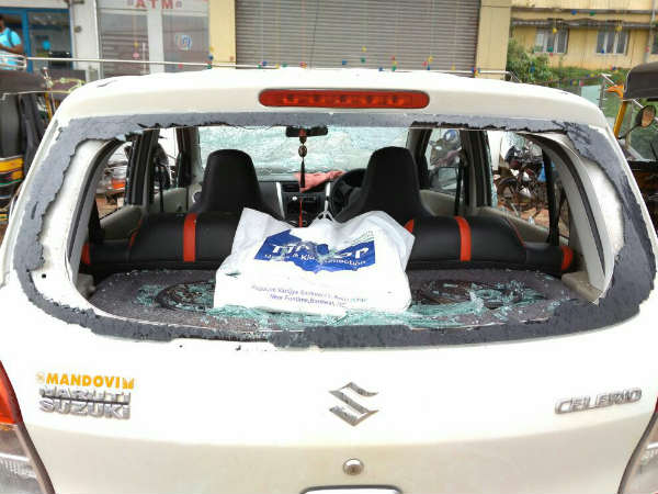 Stone pelting during shifting of Sharath's body to his village, one injured 