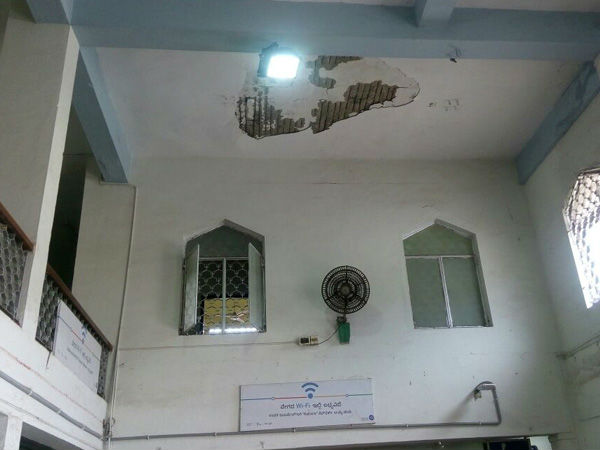Mangaluru Central railway station roof falls down - many injured