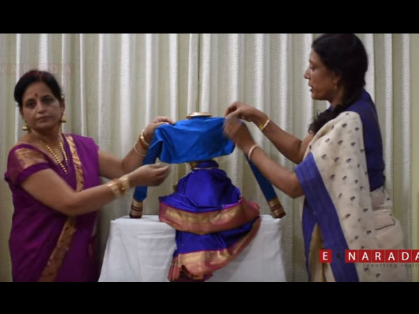 ಸೀರೆ ಉಡಿಸಿ