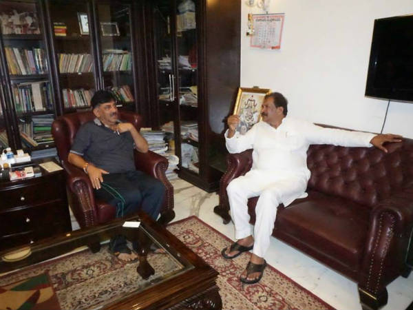 ಡಿಕೆಶಿ ಭೇಟಿ ಮಾಡಿದ ಕೆ.ಜೆ.ಜಾರ್ಜ್