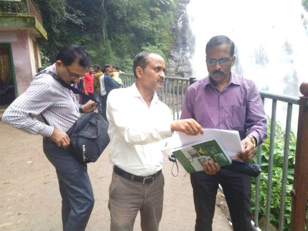 Hanging bridge of Abbey Falls in Madikeri is worsening