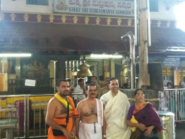 Member of the US House of Representatives Raja Krishnamoorthi visits Subramanya temple Member of the US House of Representatives Raja Krishnamoorthi visits Subramanya temple