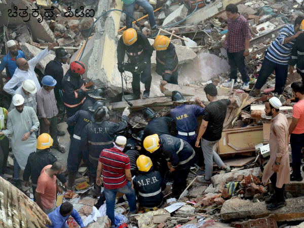 Heavy rain in Mumbai: A 3 floor building collapses near JJ Junction