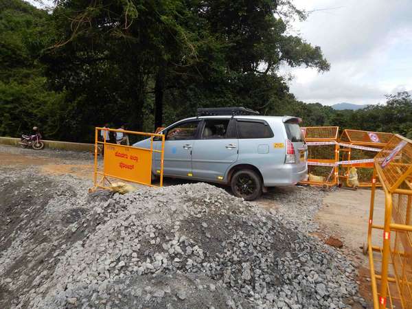 Madikeri-Kodagu road repaired
