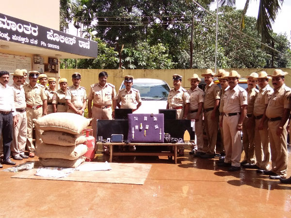 Sampya police arrested gang of six robbers Sampya police arrested gang of six robbers