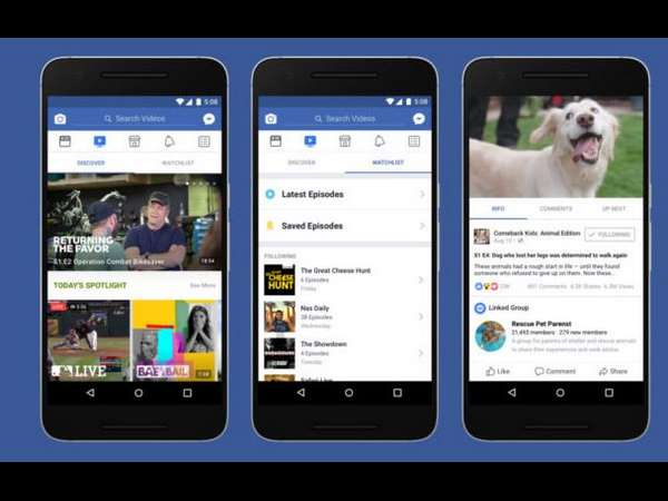 Competitor to YouTube, Facebook launches 'Watch'