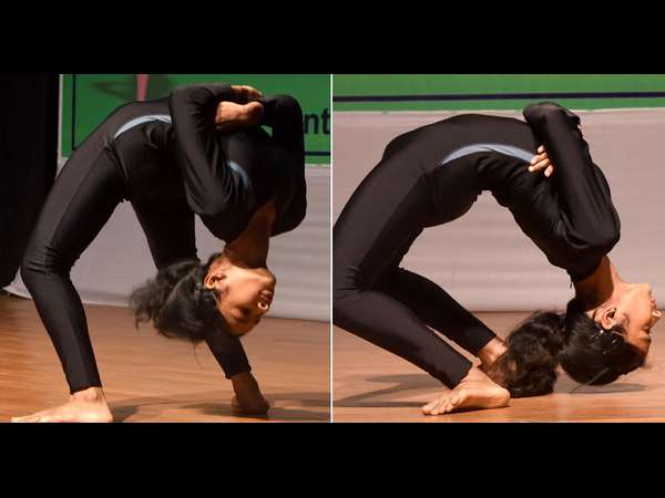 Mysuru girl wins Singapore Yoga Championship