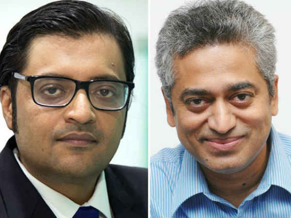 ಅರ್ನಬ್, ರಾಜದೀಪ್ ಎನ್ಡಿಟಿವಿಯಲ್ಲಿ ಕೆಲಸ ಮಾಡುತ್ತಿದ್ದರು 