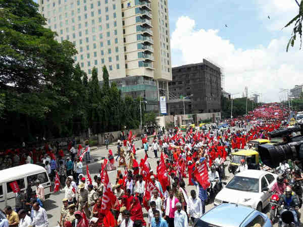 'Bengaluru Chalo': Informal sector workers held huge protest with their demands