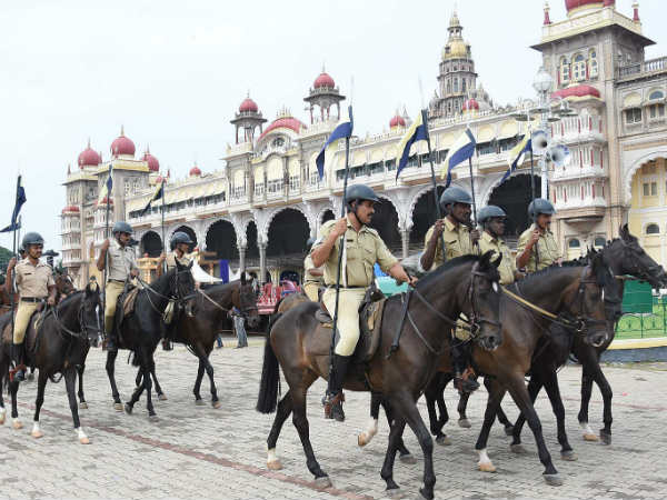 Jamboo Savari rehearsal takes place in Mysuru palace 