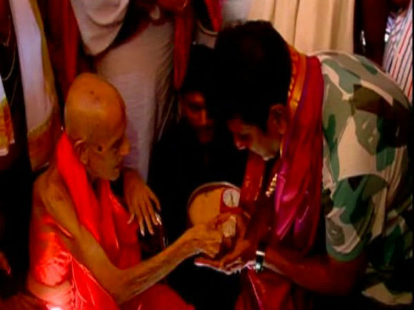 Hat-Trick hero Shivarajkumar visits Udupi Krishna Matt for Janmashtami celebrations