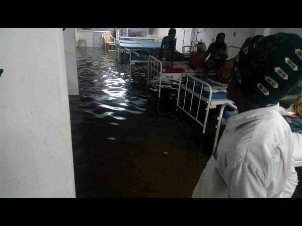 The Heavy rain in Kalaburagi